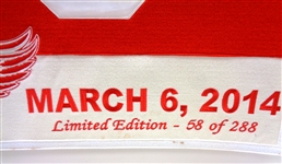 Nick Lidstrom Autographed 24x27 Wool Banner