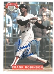 Frank Robinson Autographed 1994 Nabisco Card