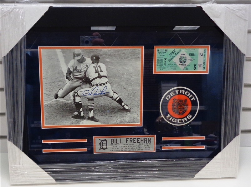 Bill Freehan Autographed Framed 8x10
