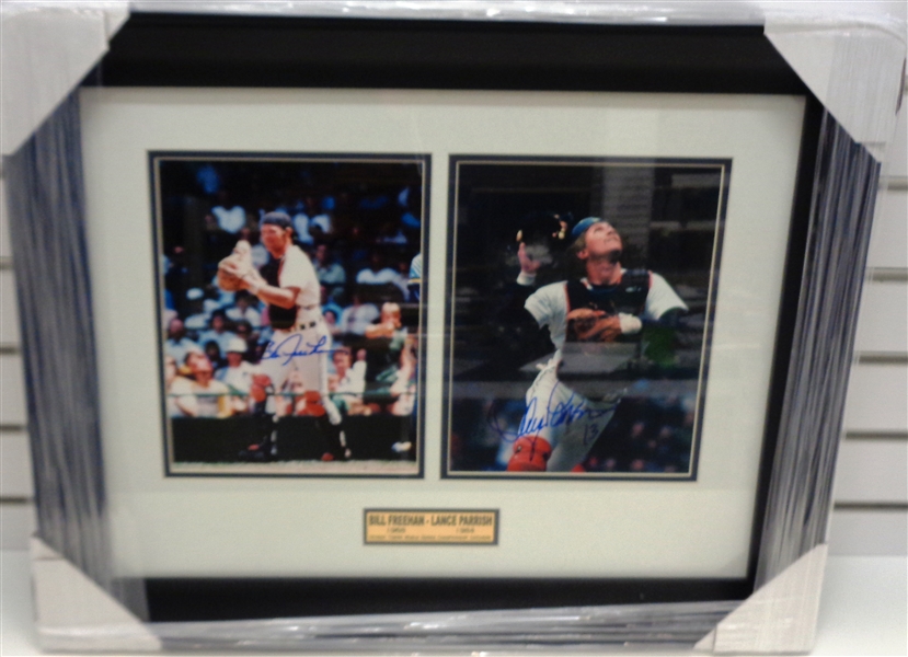 Freehan & Parrish Autographed Framed 8x10s