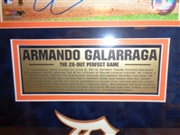 Armando Galarraga Autographed Framed 8x10 Photo