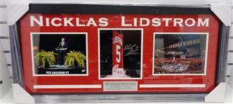 Nick Lidstrom Autographed Framed Retirement Collage