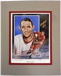 Bill Gadsby Autographed Matted 11x14 Litho