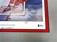 Bill Gadsby Autographed Matted 11x14 Litho