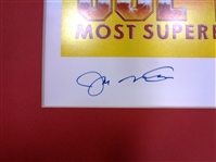 Joe Montana Autographed Matted Litho