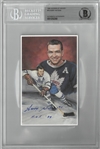 Harry Watson Autographed Legends of Hockey Card