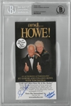 Gordie & Colleen Howe Autographed Promo Card