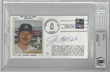 Jim Catfish Hunter Autographed Cachet
