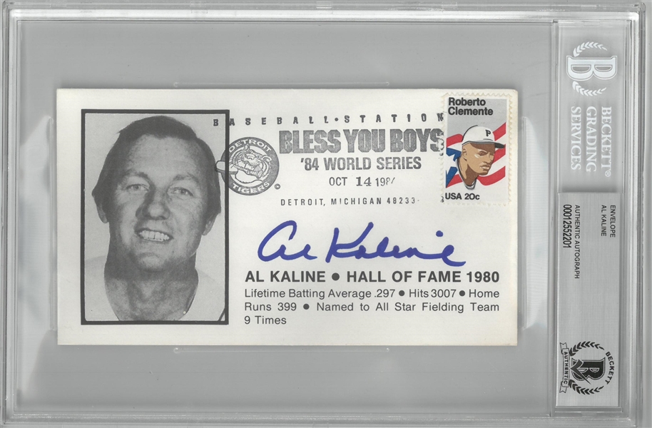 Al Kaline Autographed Envelope