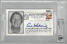 Al Kaline Autographed Envelope
