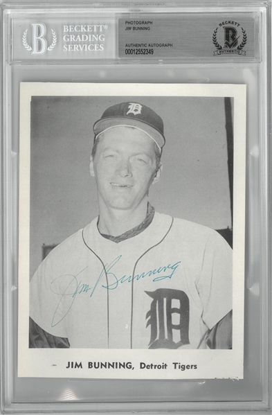 Jim Bunning Autographed 5x7 Photo