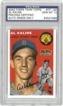 Al Kaline Autographed 2002 Topps PSA 10 Auto