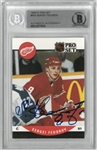 Sergei Fedorov Autographed 1990/91 Pro Set Rookie Card
