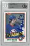 Bryan Trottier Autographed 1981/82 Topps