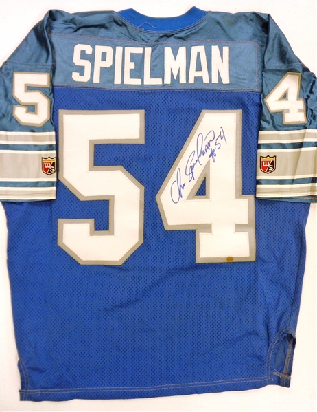 Chris Spielman Autographed Lions Authentic Jersey