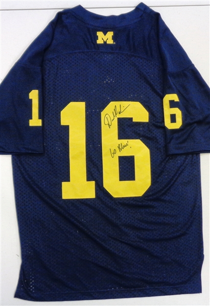Denard Robinson Autographed Michigan Jersey