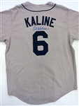 Al Kaline Autographed Tigers Road Jersey