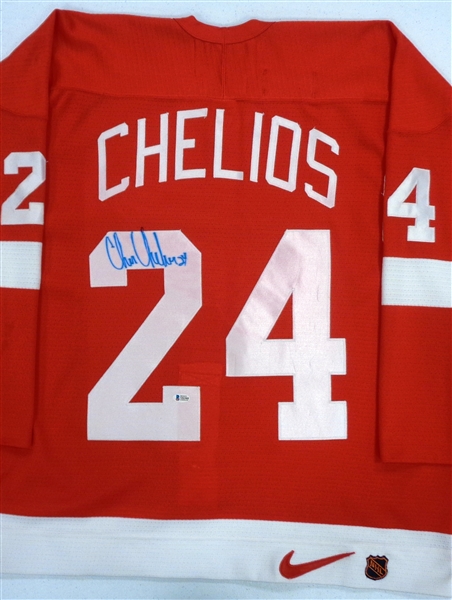 Chris Chelios Autographed Nike Authentic Jersey