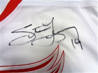 Steve Yzerman Autographed Red Wings Jersey Signed Above Logo (Kocur Collection)