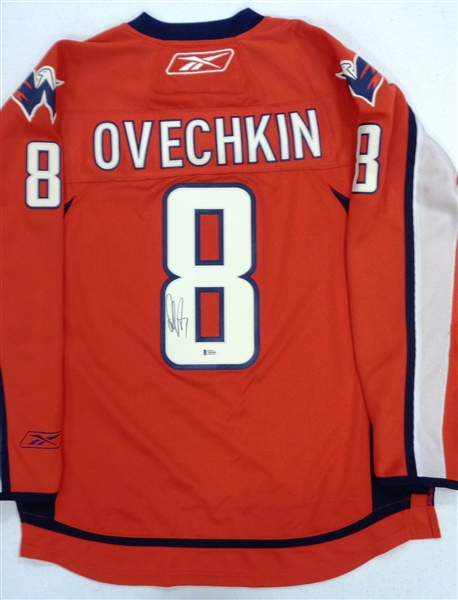 Alex Ovechkin Autographed Capitals Jersey
