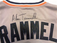 Alan Trammell Autographed Road Jersey with Patch