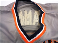 Alan Trammell Autographed Road Jersey with Patch