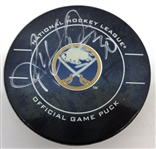Ryan Miller Autographed Sabres Puck