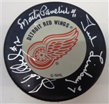 Abel/Pavelich/Lindsay Signed Puck