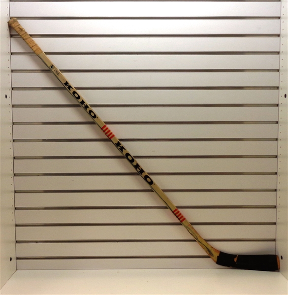 Steve Chiasson Autographed Game Used Koho Stick