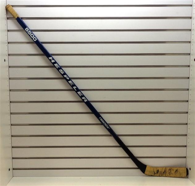 Doug Weight Autographed Game Used Stick