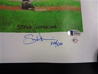 Barry Bonds Autographed 18x35 Lithograph