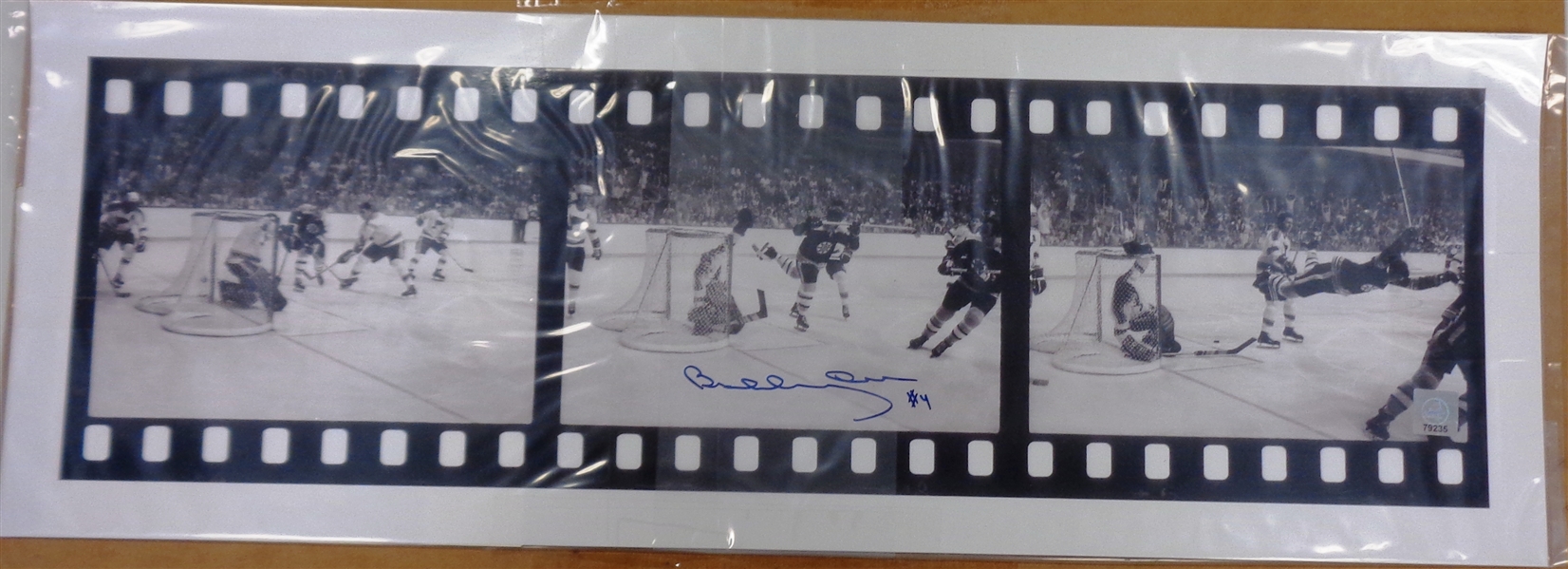 Bobby Orr Autographed 9x27 Photo