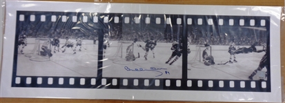 Bobby Orr Autographed 9x27 Photo