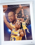 Kareem Abdul-Jabbar Autographed 22x29 Litho