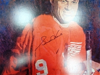 Gordie Howe Day Autographed 18x24 SGA Poster