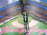 Ernie Harwell & Paul Carey Autographed 16x24 Free Press Poster