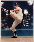 Denny McLain Autographed 16x20 w/ 5 Inscriptions