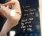 Denny McLain Autographed 16x20 w/ 5 Inscriptions