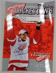 Nick Lidstrom Autographed 13x18 Ad