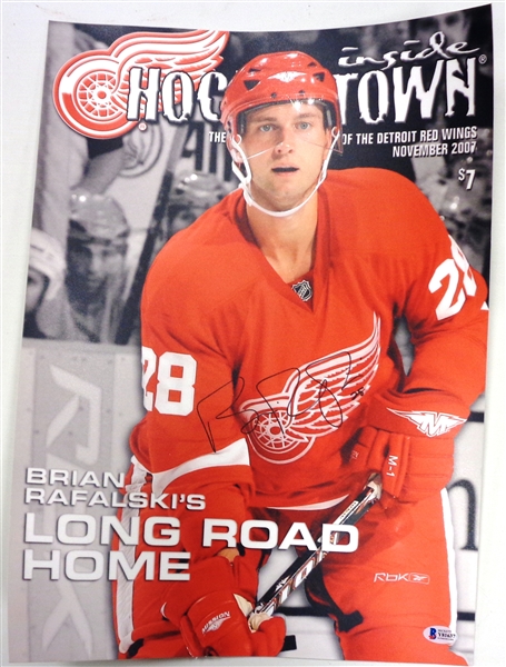 Brian Rafalski Autographed 13x18 Ad
