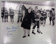 Gordie Howe & Ted Lindsay Autographed 16x20