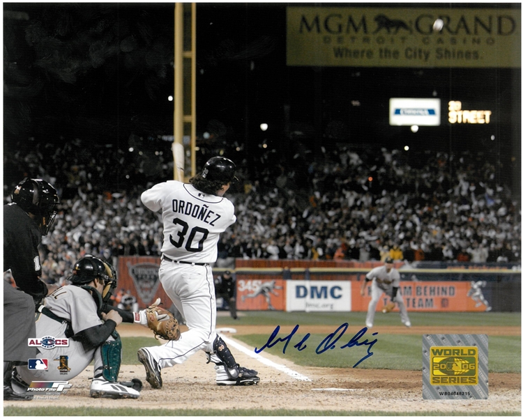 Magglio Ordonez Autographed 8x10 Photo