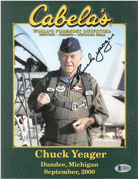 Chuck Yeager Autographed 8x10 Photo
