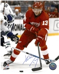 Pavel Datsyuk Autographed 8x10 Photo