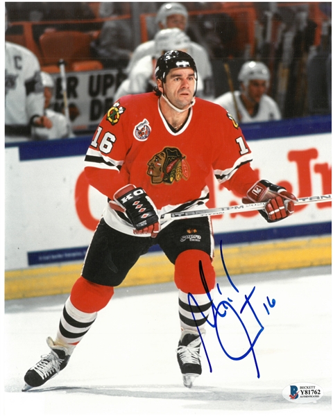Michel Goulet Autographed 8x10 Photo