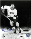 Ted Lindsay Autographed 8x10 Photo w/ HHOF