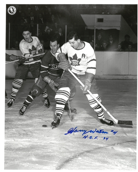 Harry Watson Autographed 8x10 Photo w HOF