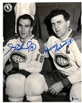Maurice & Henri Richard Autographed 8x10 Photo