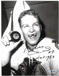Bobby Hull Autographed 8x10 Photo - 50th Goal