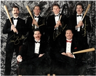 Brookens/Trammell/Evans/Bergman 11x14 Signed